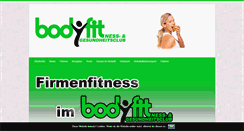 Desktop Screenshot of bodyfit-luebben.de